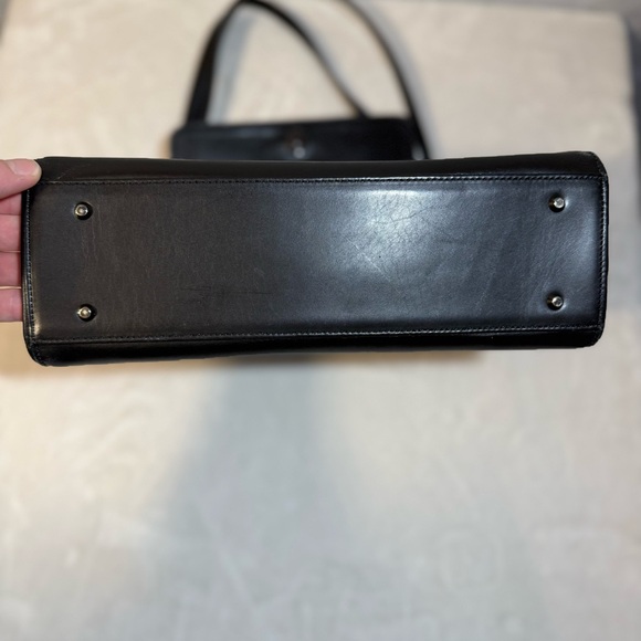 Vintage Emanuel Ungaro Leather Shoulder Bag Haircalf Animal Print Made in Italy - Picture 11 of 14